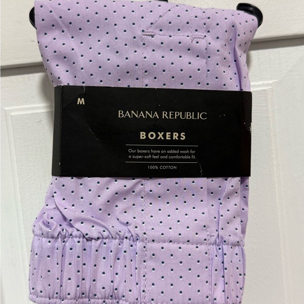 Banana Republic Lavender Polka Dot Boxers